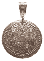 Подвеска \"Сегнерово колесо\" из латуни древнерусское украшение
