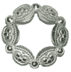 Брошь-фибула посеребренная (древнерусское украшение тип 3)