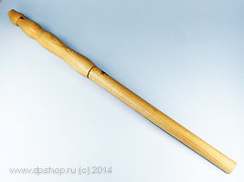 Калюка русская продольная флейта из ясеня с блок-свистком в C (до)