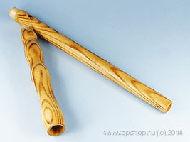 Калюка русская продольная флейта из ясеня с кена-свистком в D (ре)