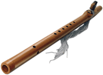 Флейта североамериканских индейцев (пимак) из кедра