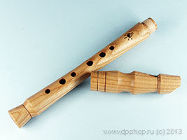 Свирель славянская флейта из ясеня в A (ля) подстраиваемая