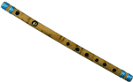 Бансури простая индийская поперечная тростниковая флейта A# (ля-диез)